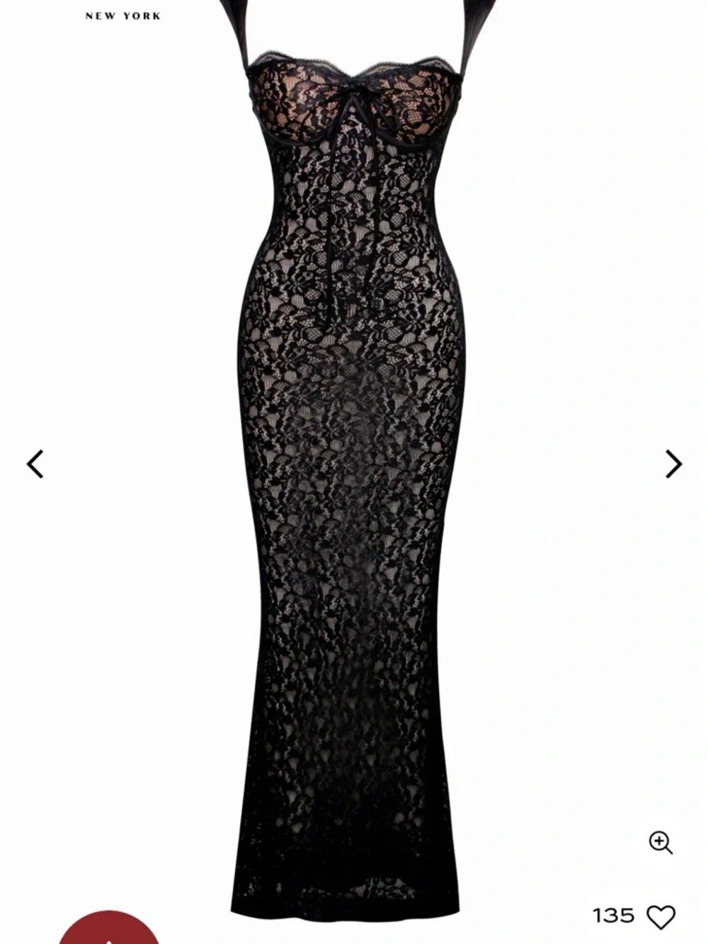 NWT! Miss Circle Veronica Lace Maxi Dress! XS!
